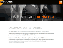 Tablet Screenshot of normann.fi